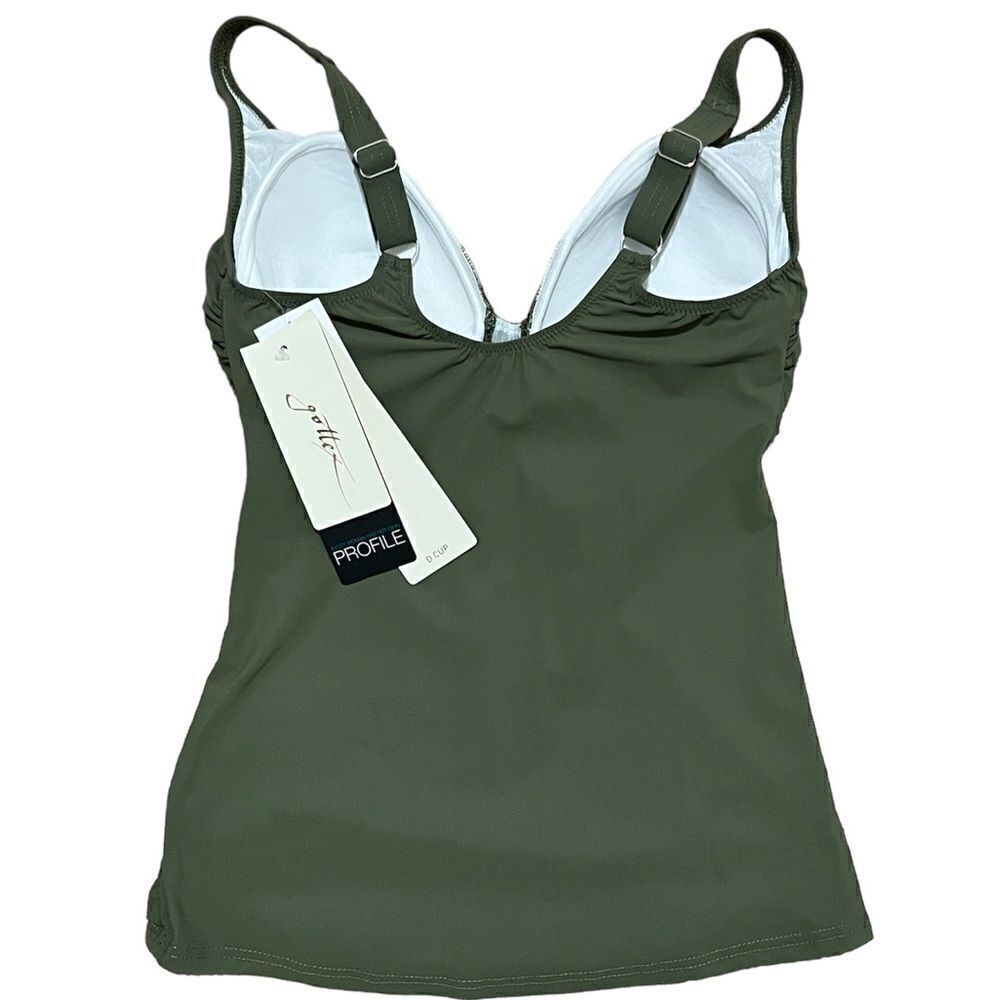 GOTTEX Tankini Swim Top, 32D - Picture 4 of 11